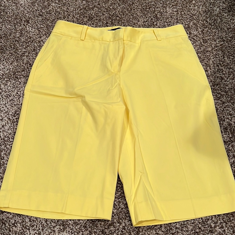 Talbots yellow shorts